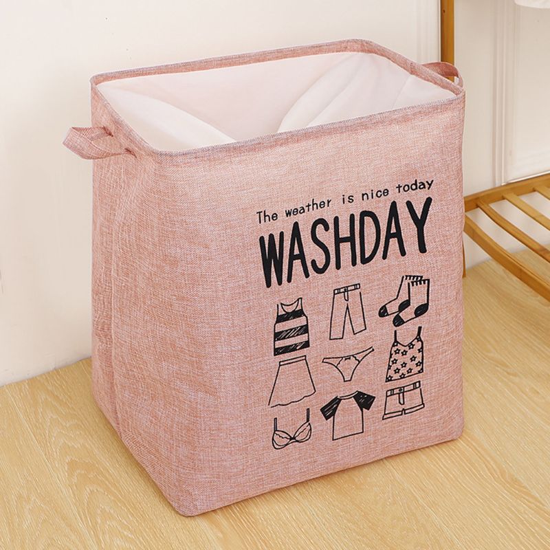 Vuile kleding mand opvouwbare badkamer mand met handvat Vuile kleding mand opvouwbare badkamer mand met handvat