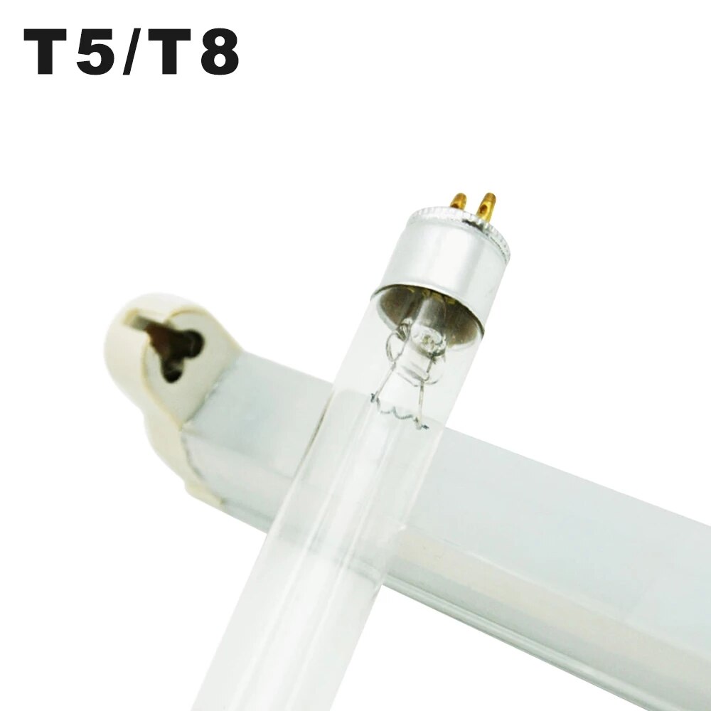 Lámpara Ultravioleta T5 para desinfección, de 220V germicida UVC, esterilización, 4W, 6W, 8W, tubo de luz UV, ozono