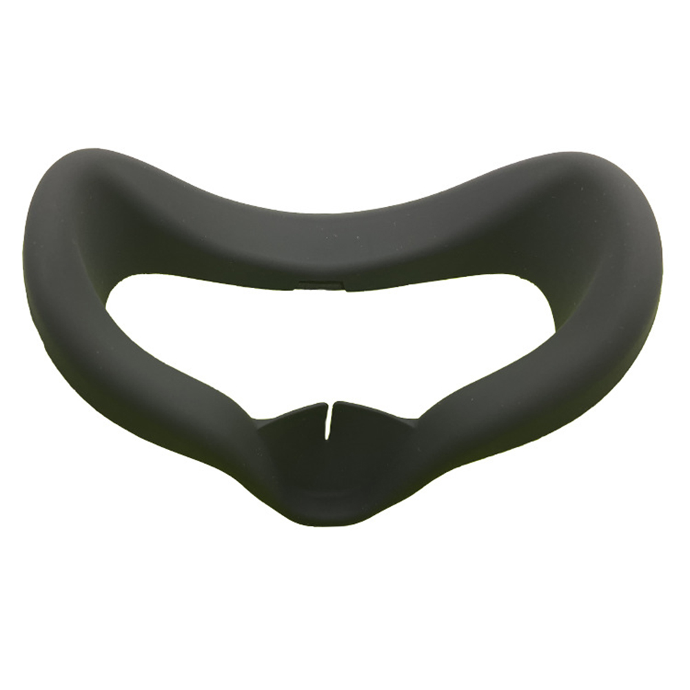 Couverture de masque d'oeil de Silicone pour Oculus Quest VR lunettes unisexe Anti-sueur Anti-fuite lumière bloquant le remplacement de protection de couverture d'oeil de visage: Black