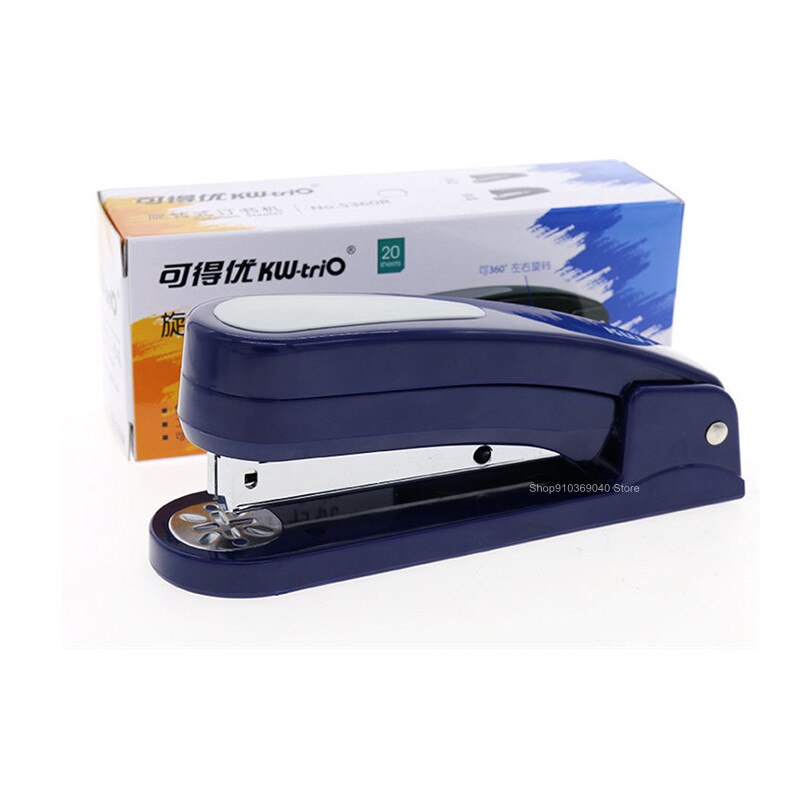 360-degree Rotary Stapler 8-directional Binding 20-page Stapler Center Seam Binding Stapler Stationery Office Binding Supplies: Default Title