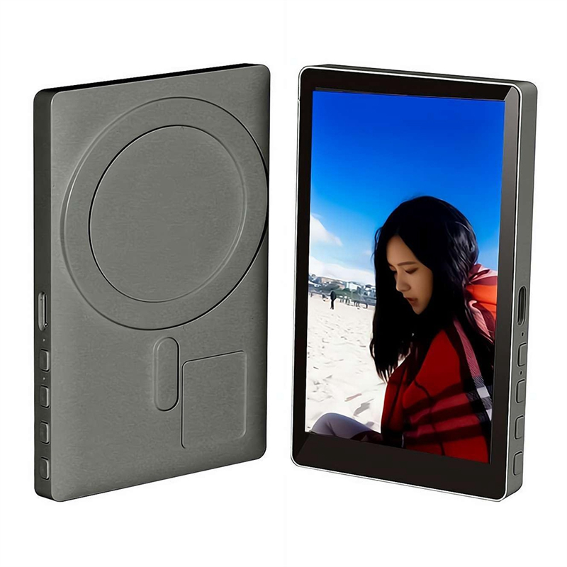 Monitor sem fio magnético 3CGRO para câmera traseira de telefone Selfie Vlog Monitor ao vivo para telefones Iphone Android