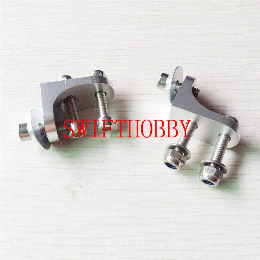 CNC Aluminum alloy turn fins set 82*30mm for applicable above 1.3m rc boat