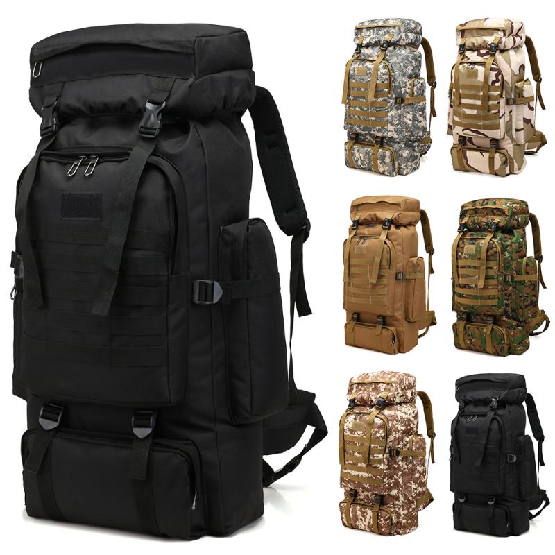 1 Pcs Extra Large 80L Travel Backpack Hiking Camping Rucksack Luggage Bag Essential For Traveling Men Women Bag
