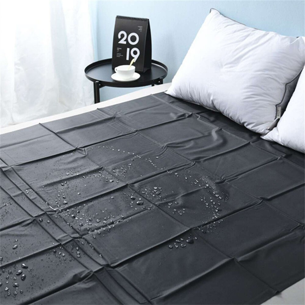 Waterproof Bedding Sheet Adult Couples Game PVC Home Textile Bed Sheets Set Queen Size