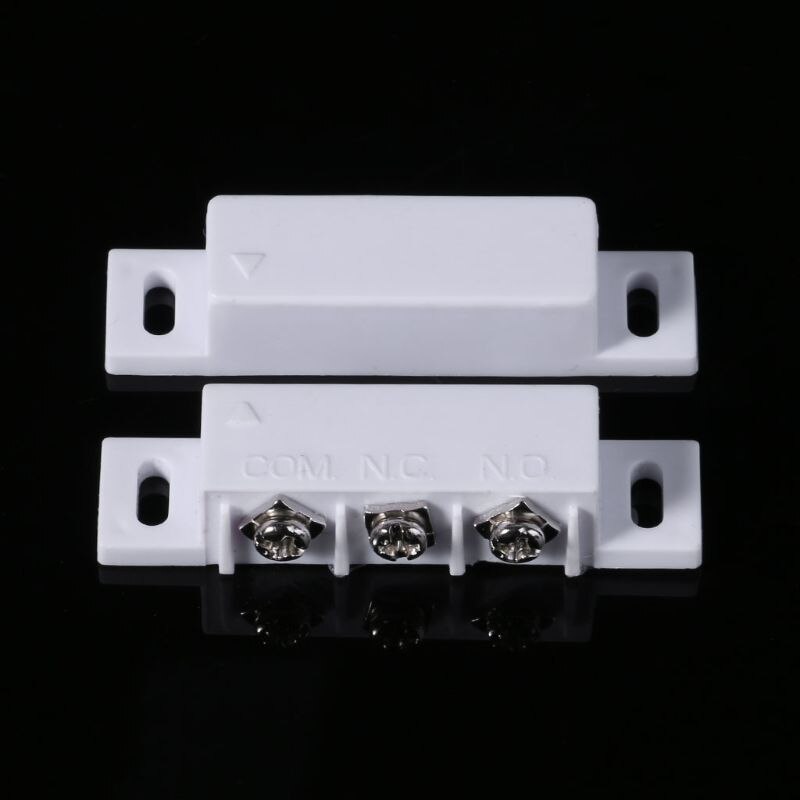 NC NO Magnetic Contact Switch Door Sensor Wired Metal Roller Shutter Door Home Alarm System