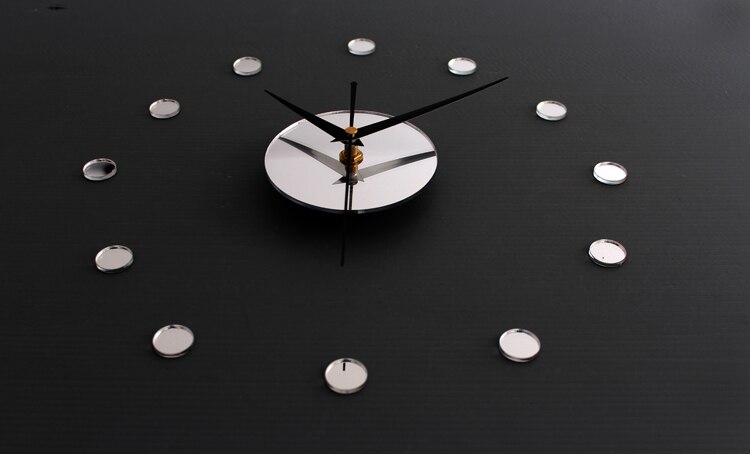 3d eenvoudige tijdspiegel acryl diy klok dikker diy klok combinatie van klokken en horloges