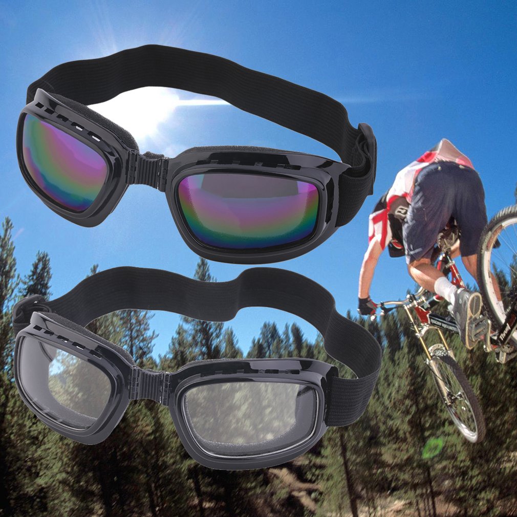 Unisex Safety Goggles Foldable Colorful Anti Glare Polarized Windproof Goggles Anti Fog Sun Protective Adjustable Strap Glasses