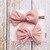 fascia Neonato Bambina Fiore Fiocco - fascia Cotone Misto per Bambini 0-2 Anni: Rosso corallo