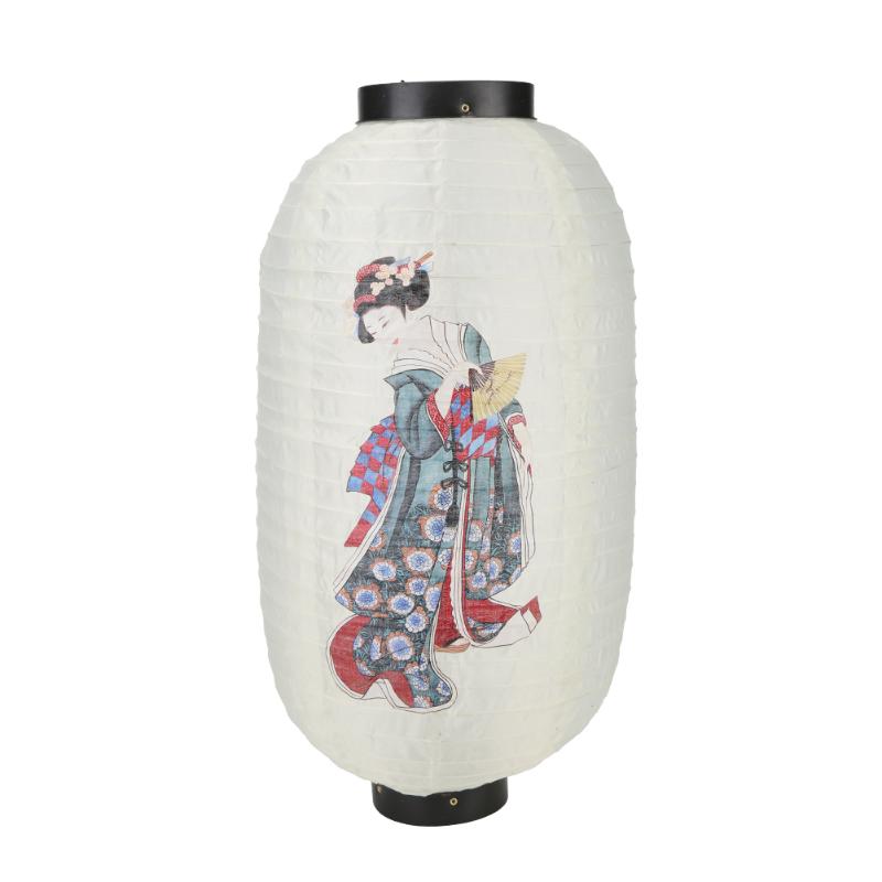 10 inch Japanese Lantern Party Festival Decorative Waterproof Lanterns Bistro Restaurant Chochin Pub Decoration: E