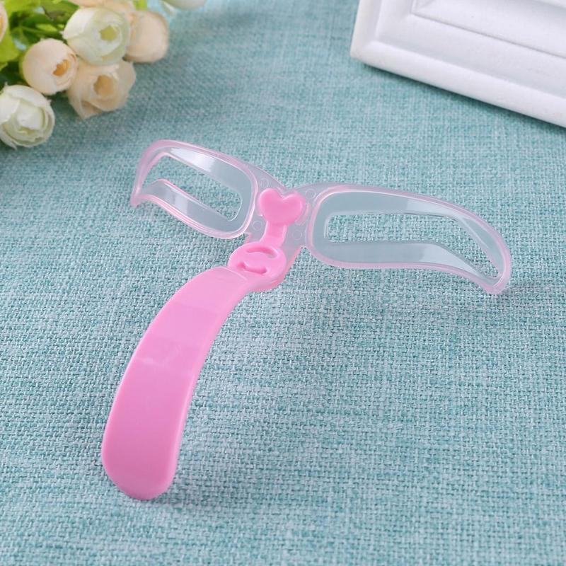 4pcs Reuse Eyebrow Stencils Shaping Grooming Eye Brow Makeup Model Template