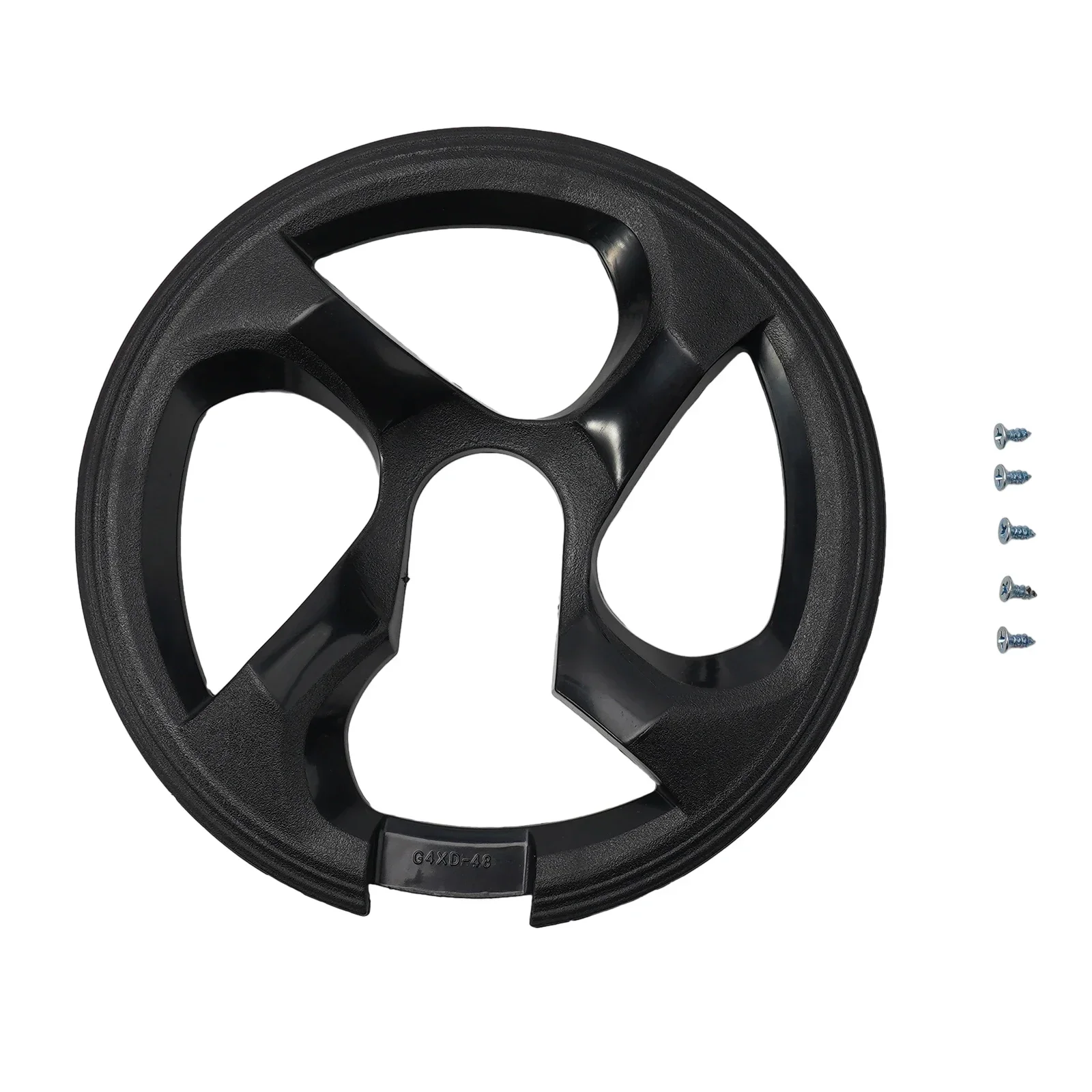 Protecteur de disque de vélo vtt 48T 12cm, couvercle de roue de chaîne de pédalier de vélo, pièces de Cycle, équipement de protection: Rose