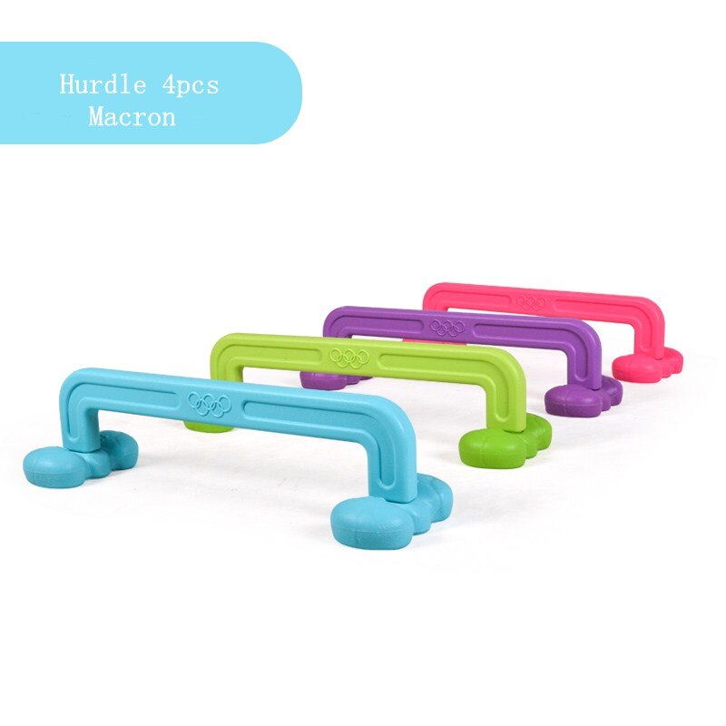 Happymaty Bambino Hurdle Scuola Materna Cerchio di Plastica Giocattolo Trapano Foro Porta Ad Arco Attività All'aperto Attrezzature Sportive Giocattoli per I Bambini zd02: Brown