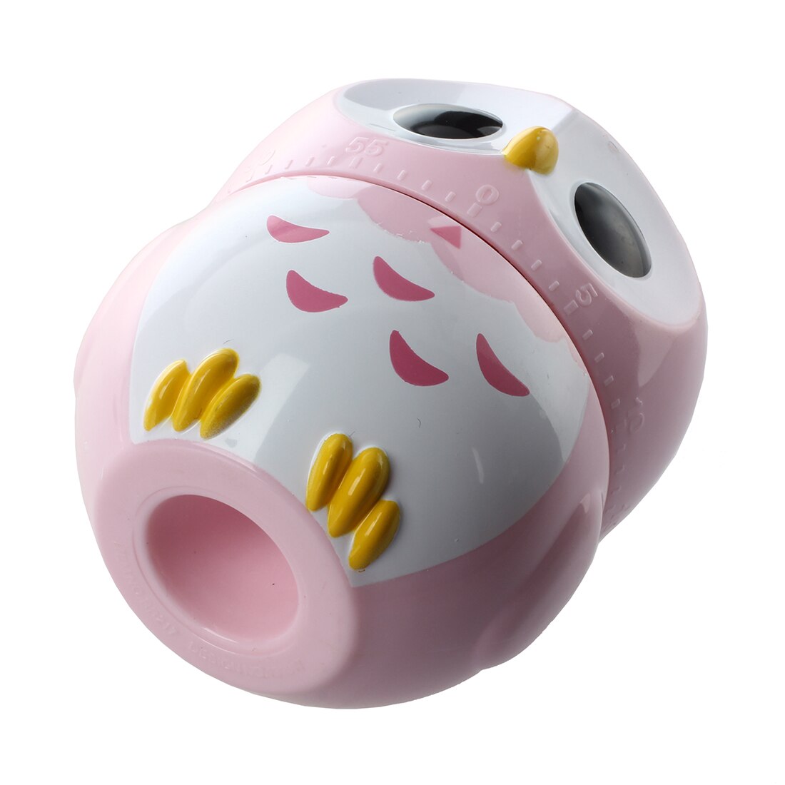 Owl Egg Timer Hourglass Egg Timer Kitchen Timer (1-60 minutes) (Pink)