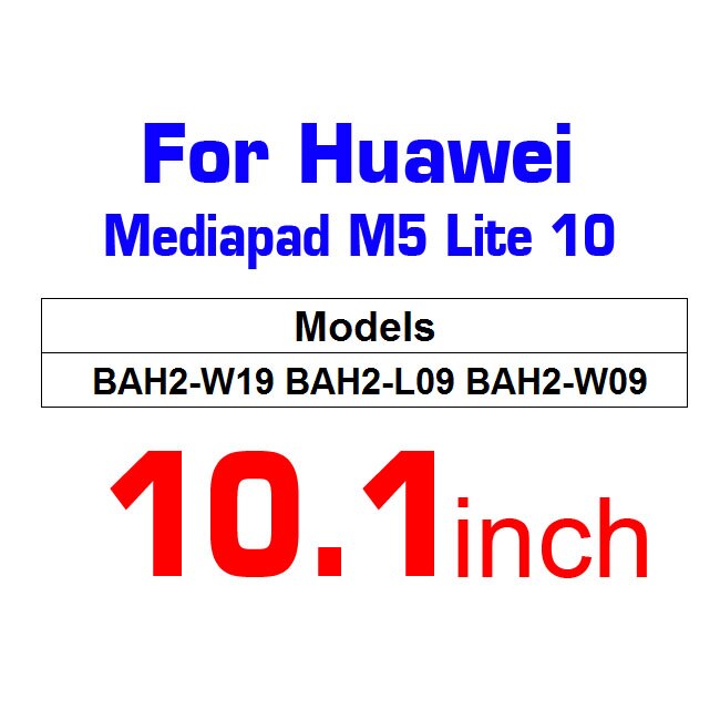 For Huawei MediaPad M5 lite Pro 10.8 10.0 8.4 Tablet tempered Glass For MediaPad M3 Lite 10.1 8.0 glass M3 8.4 Screen Protector: Huawei M5 Lite 10.1