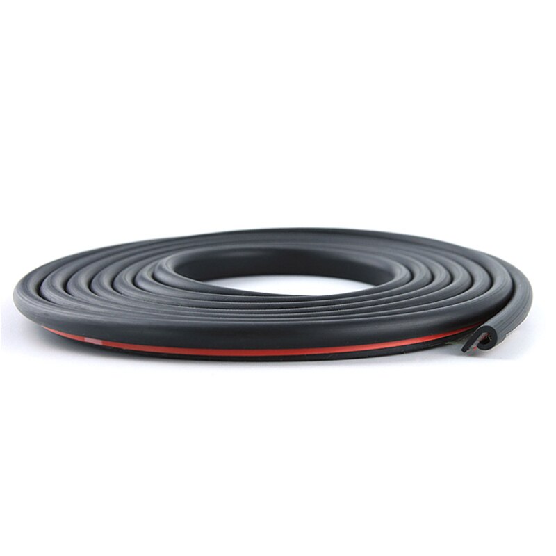 Tiras protectoras para bordes de goma para puerta de coche, molduras de puertas laterales, Protector de arañazos adhesivo para vehículo, 5M