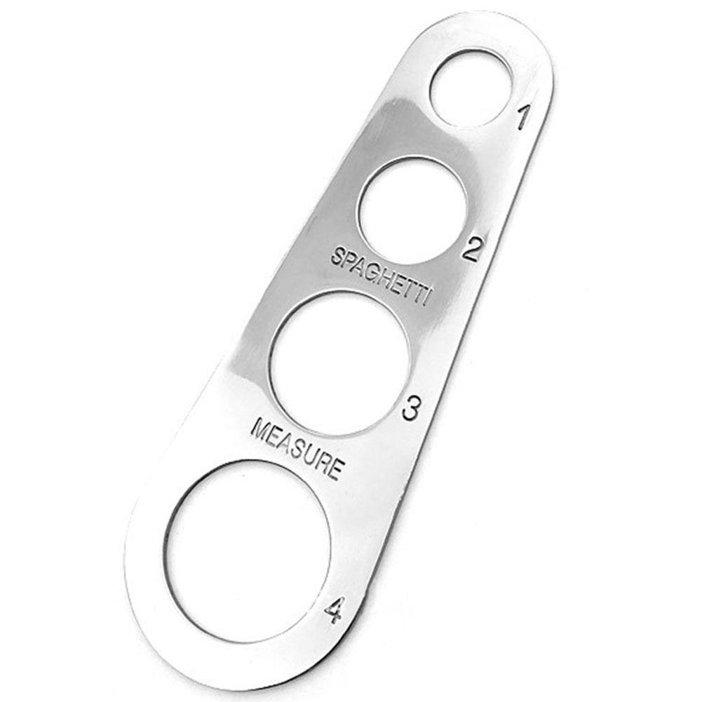 Steel Pasta Spaghetti Measurer Measure Tool Easy Clearing Portion Ruler Tools 4 Pasta Serving Measuring Kitchen Gadget G2A2