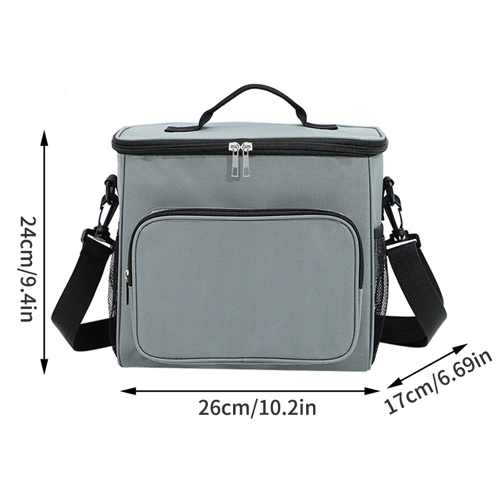 1pc isolerade lådor med stor kapacitet, handhållen crossbody, tillverkare av ispåsar för utomhusbruk, picknickväska, isolerad väska