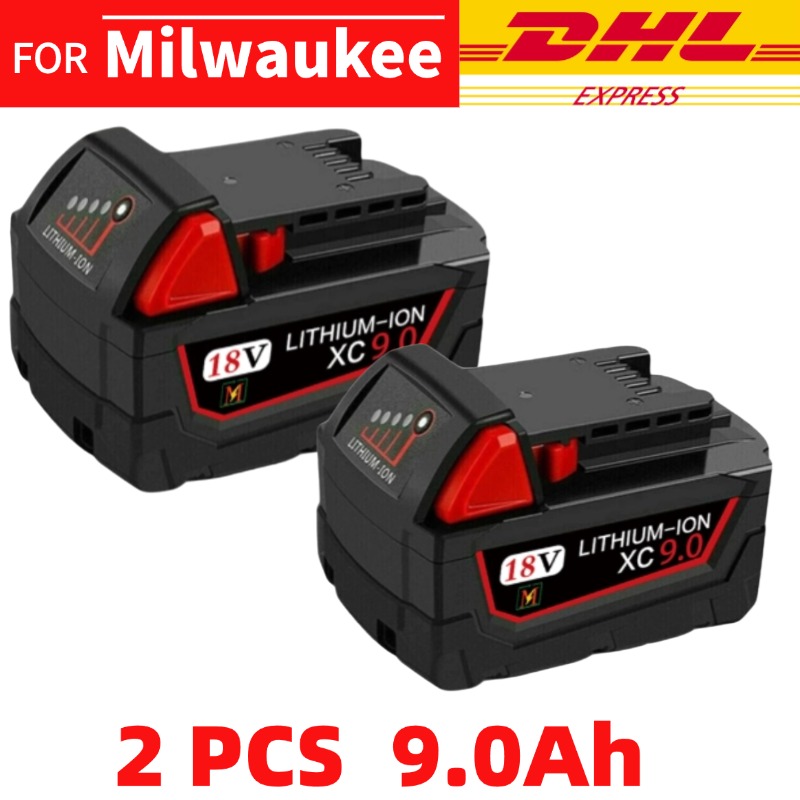 18V für Milwaukee m18 xc Ersatz-Lithium batterie 48-11-310 48-11-3100 48-11-3100 48-11-3100 48-11-22 400-22 400-20 411-22: Gold