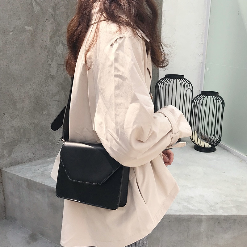 Dame Skulderveske PU Skinn - Lady Stil - Flip Lås - Allsidig