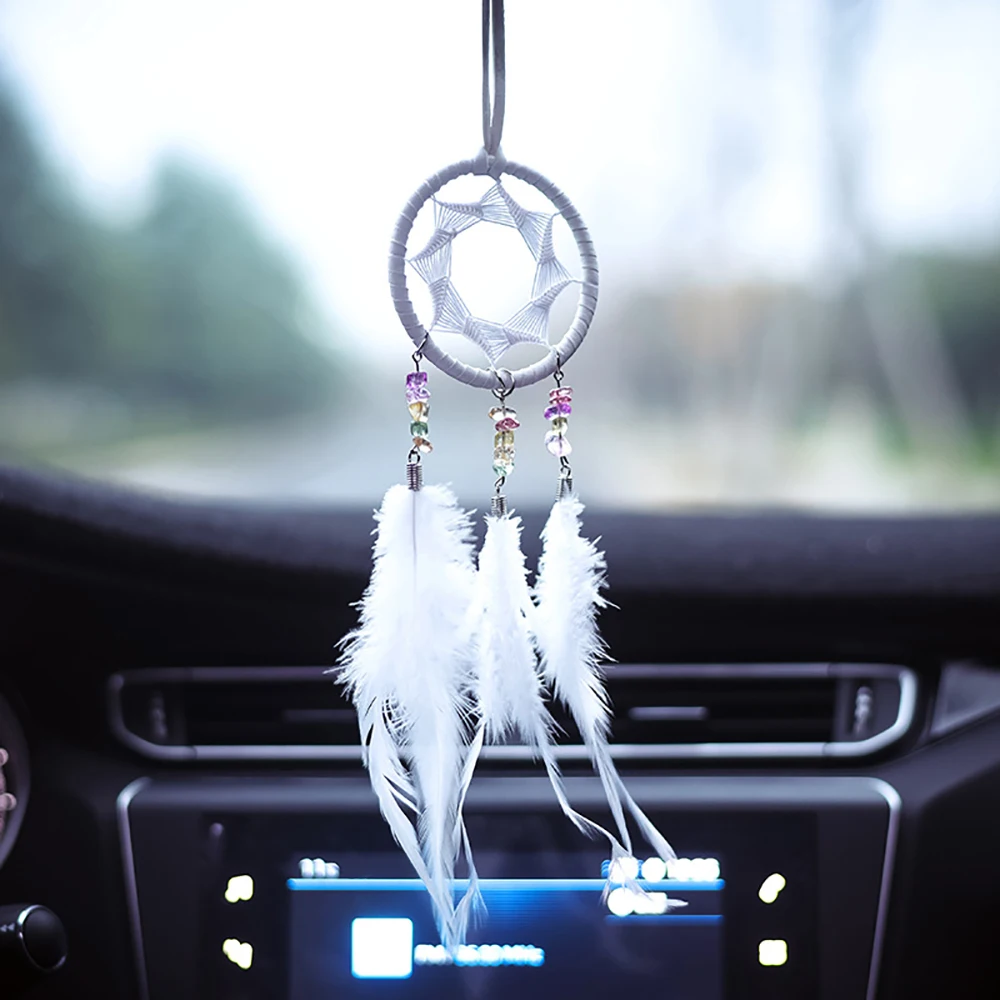 Auto Anhänger Ornamente handgemachte Traum fänger Windspiele Automobil & Tasche Dekor Home Wand dekoration hängen Zubehör
