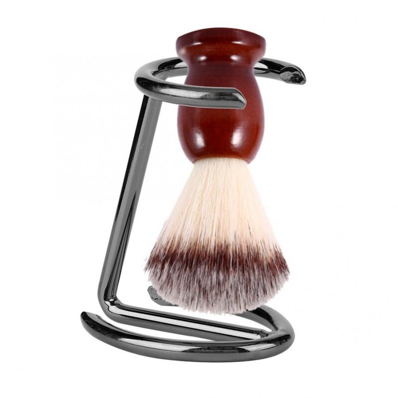 Gezichtsborstel mannen scheerkwast standaard scheermes houder voor salon thuisgebruik op reis scheerkwast