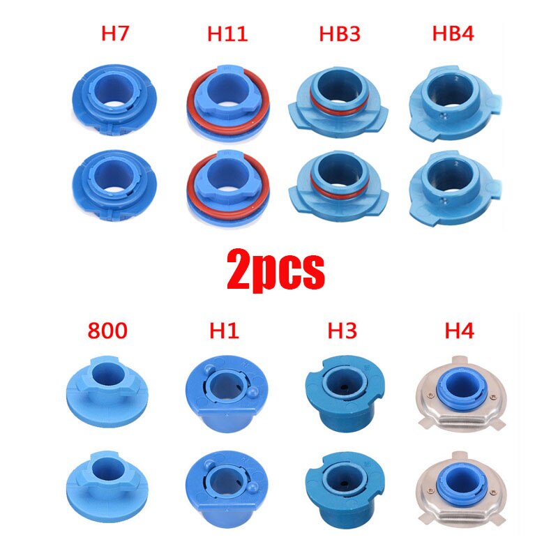 2 buc. adaptor de bază pentru bec pentru faruri cu led pentru mașină, suport de reținere 880 / 9006-hb4 / 9005-hb3 / h11 / h7 / h4-hb2 / h3 / h1