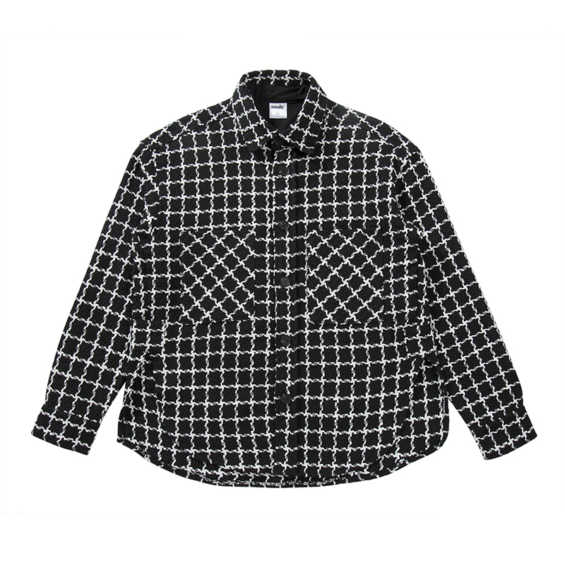 Camisa a cuadros de flor de anacardo para hombre, camisas de vestir de bloque de Color, ropa de calle japonesa Harajuku, solapa: XL
