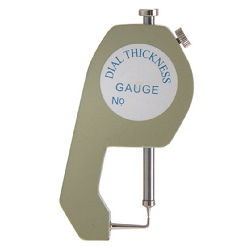 Jauges d'épaisseur de cadran 0-10mm/20mm 0.1mm testeur de largeur de papier en alliage d'aluminium