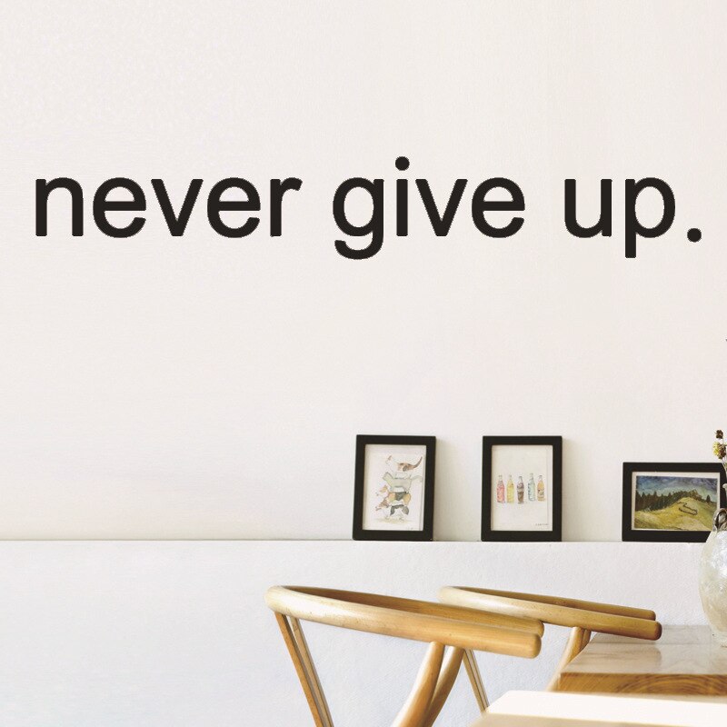 Motivational Quotes Sentences Phrases Wall Stickers Decals For Company Office School Living Room Removable Wallpaper home decor