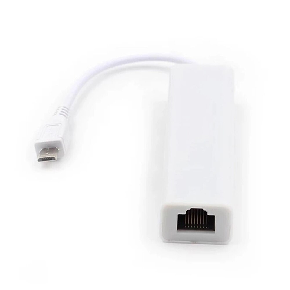 Micro USB Zu RJ45 Netzwerk Karte 10Mbps RJ45 Ethernet Micro USB 2,0 Lan Kabel Adapter Für Android PC Laptop tabletten