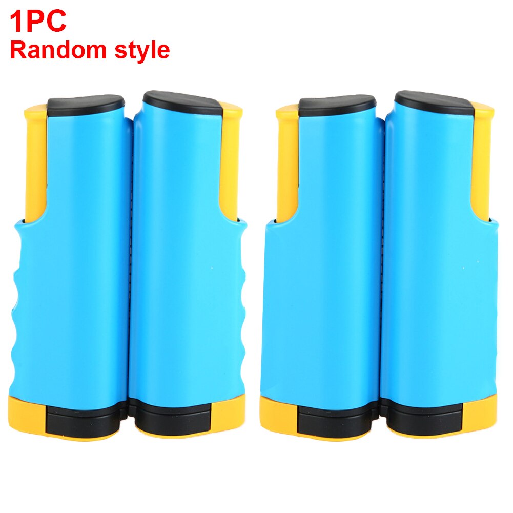 Universal portátil malla Net para tenis de mesa antideslizante reemplazo con firme para una pieza retráctil deporte suministros red gimnasio: Blue And Yellow