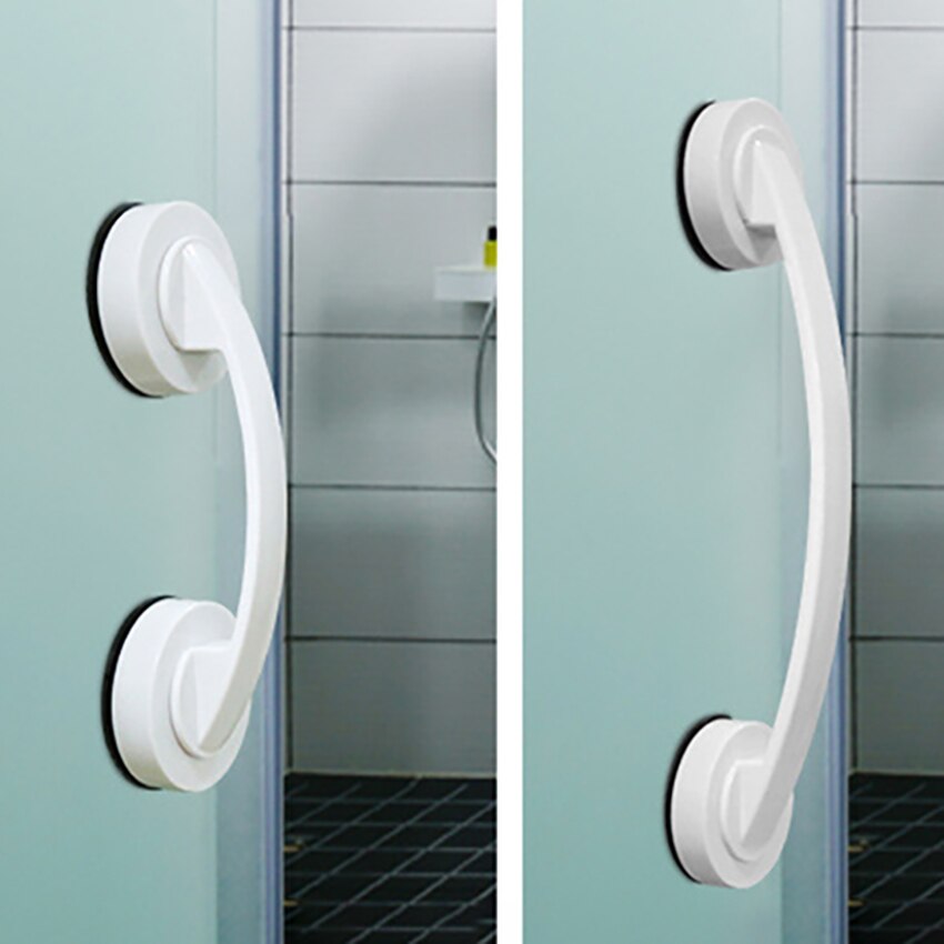 Bathroom Sucker Handle Toilet Seat Armrest For Glass Door, Refrigerator, Cabinet Safety Handles Grab Bars Anti-slip Handrails