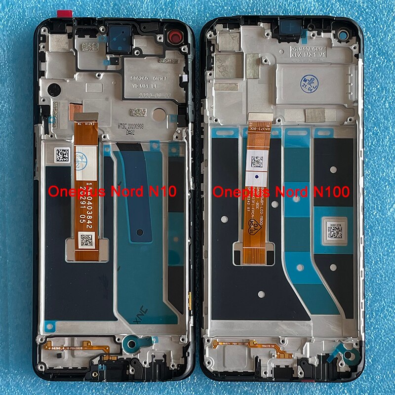 6.49 &quot;originale per Oneplus Nord N10 BE2029 Display LCD cornice Touch Panel Digitizer per Oneplus Nord N100 BE2013 Display