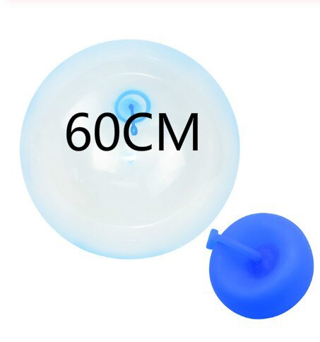 Magic Ball Bubble Giant Amazing Bubble Ball Blow Up Balloons Toy Fun Party Summer Game Bubble Ball Stress Ball Outdoor: 60CM  blue