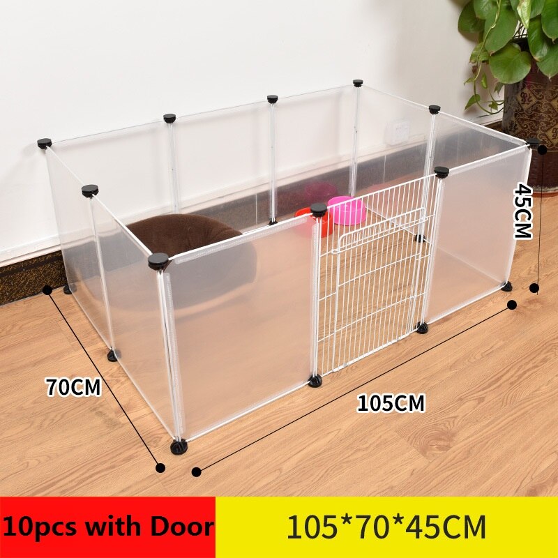 DIY ogrodzenie dla zwierząt 45*35cm plastikowa sieć klatka dla psa hodowla dowolna kombinacja ogrodzenia dla psów dom dla szczeniaka zwierzęta domowe są małe zwierzę klatka dla królika psia buda