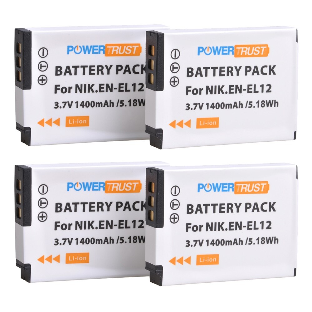 EN-EL12 ENEL12 Battery and LED USB Charger for Nikon Coolpix AW100 AW100s AW110 AW110s AW120 P330 P340 S310 S70 S610 S620 S630: 4Battery