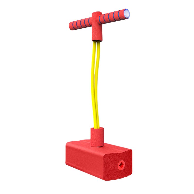 Frog Jumping Children Jumping Pole Toy Bouncing Device Bouncing Ball Doll Bouncing Pole Long Height Balance Training Equipment: RED-A