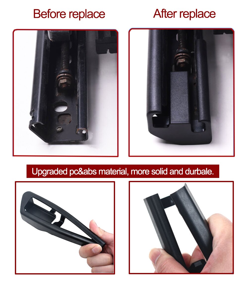 Interior Car Seat Sliding Track Rail Cover Replacement For BMW 5 Series G30 G31 G38