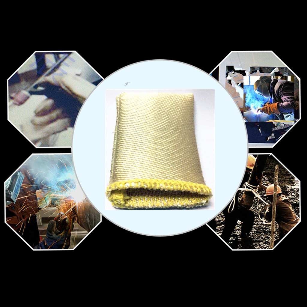 TIG Finger Welding Gloves Heat Shield Cover Guard Heat Protection 15cm/5.9inch