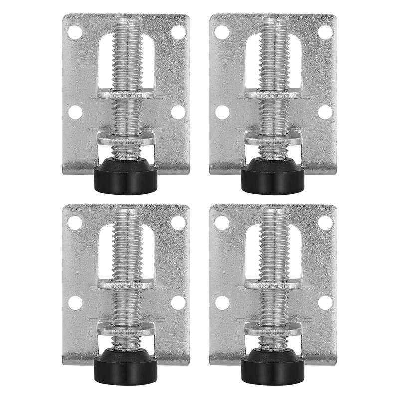 4pcs Furniture Levelers Heavy Duty Leveling Feet Adjustable Leveler Legs For Cabinet Table Workbench Furniture Leg Leveling Leg