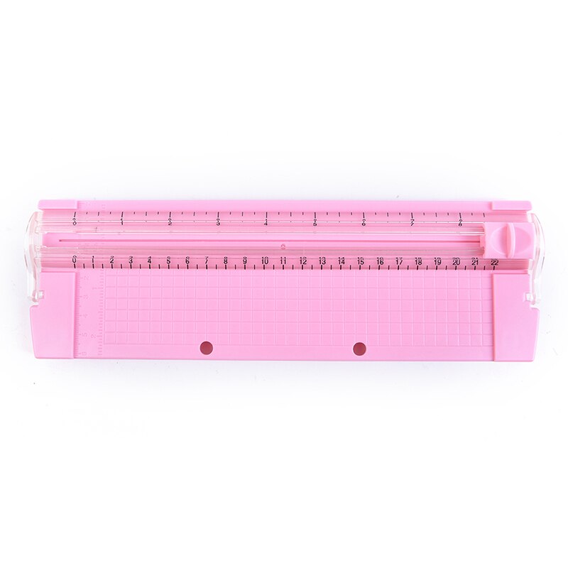 A4/A5 Portable Paper Trimmer Scrapbooking Machine DIY Craft Photo Paper Cutter: pink