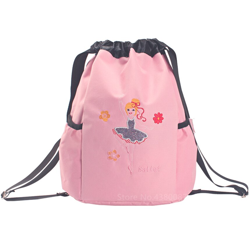 Ballet Dance Bag for Student Children Girls Cute Gymnastic Dancing Props Kids Latin Jazz Dance Costumes Backpack School Bag
