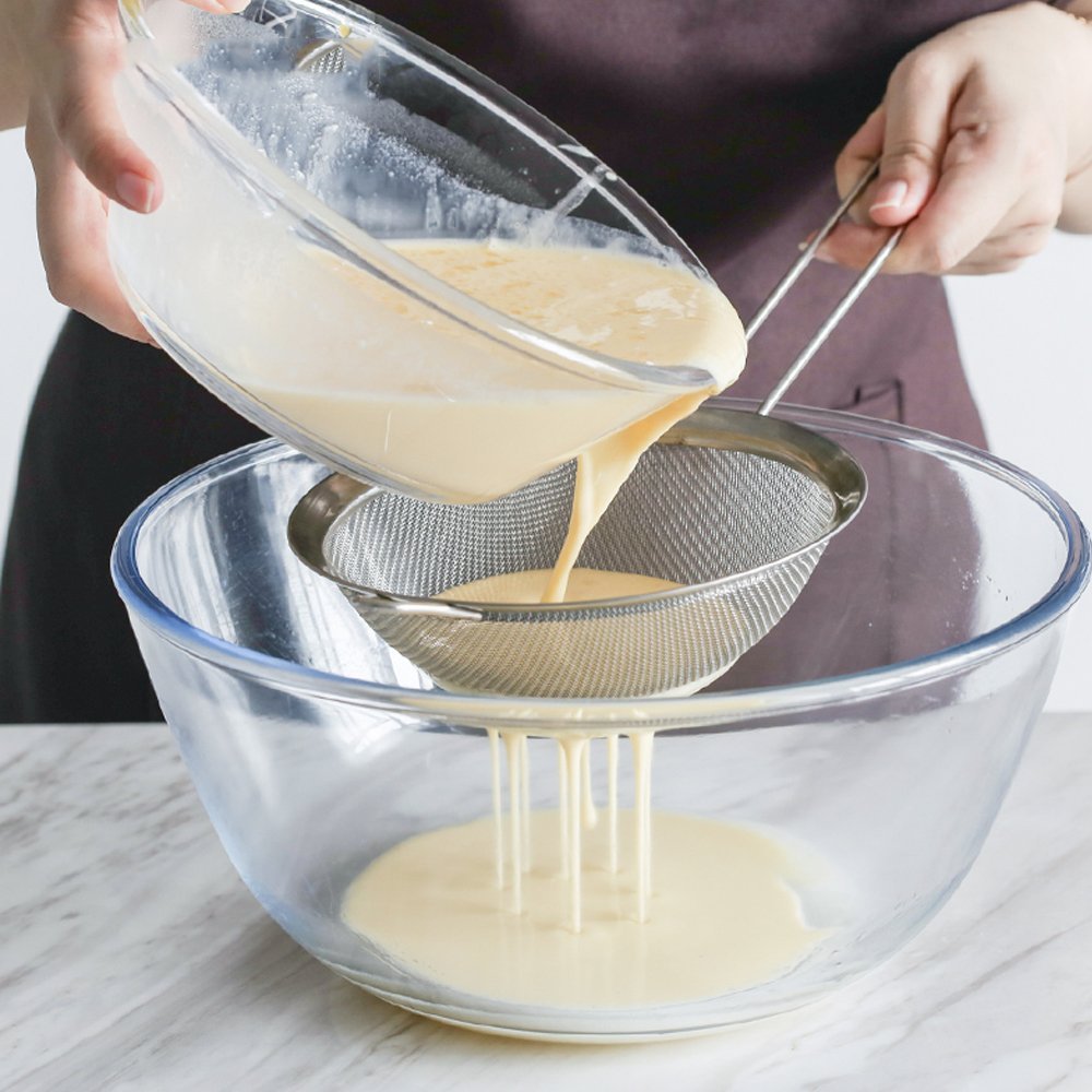 Aiee bakverktyg rostfritt stål siktnät pulver bakverktyg siktar shakers sked forcakes kökstillbehör matlagningsverktyg