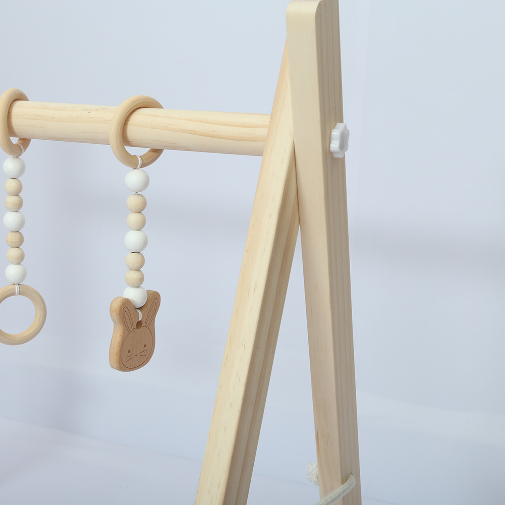 Nordic Stijl Babykamer Decor Play Gym Speelgoed Houten Nursery Zintuiglijke Speelgoed Baby Kamer Kledingrek Accessoires Fotografie Props