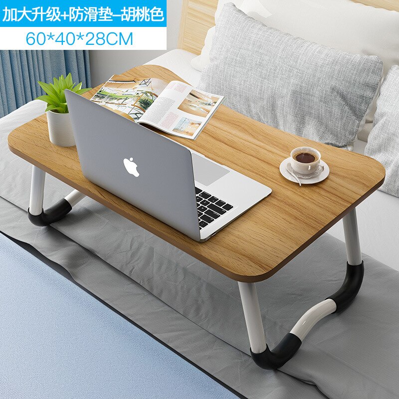 Bett kleine tisch klapptisch faul schüler schlafsaal oberen etagen einfache schreibtisch schlafzimmer Laptop tisch seatZTZ007: Braun