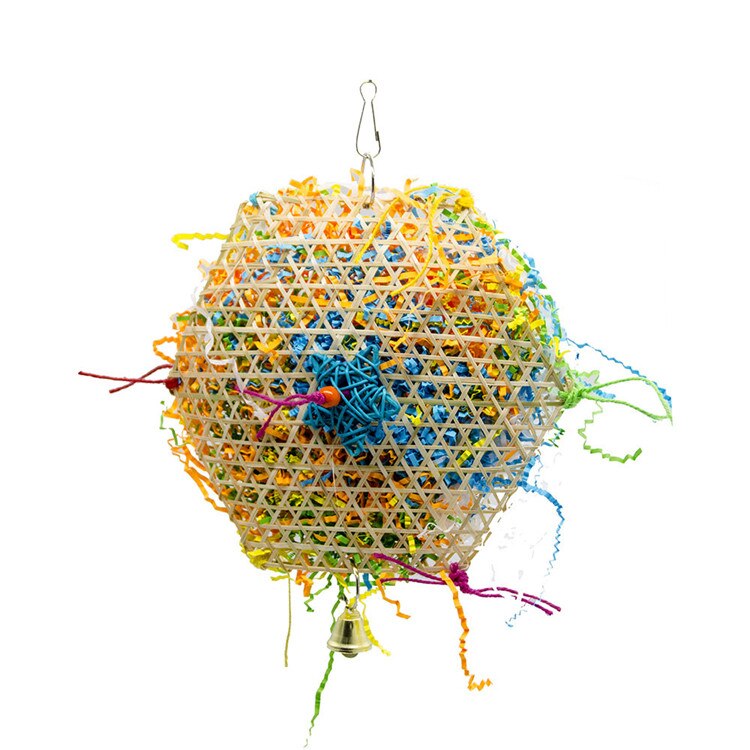 Bird Toys Large For Parrot Conure Accessories Perch And Budgie Parakeet Toy Supplies Cage Decoration African Grey: 31