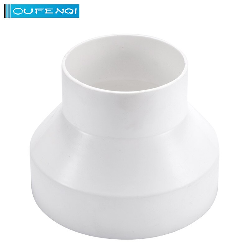 OUFENQI Plastic ducting reducer air duct ventilation reducer adapter air duct reducer 110mm to 100mm,200mm to 150mm