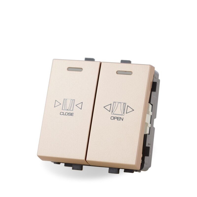 S Series- Automatic Door Electric Door Autogate Shutters Reset Switch DIY Module Free Combination Function Black White Gold Gray: Gold