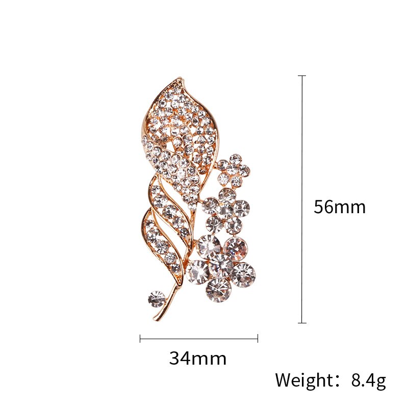 Bloem Crystal Pearl Broche Voor Vrouwen Broche Pin Boeket Strass Broches En Pinnen Sjaal Clip Sieraden