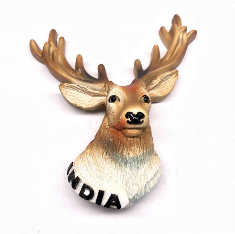 Harpiks kjøleskap klistremerke nessie skottland engelsk bjørn india suvenir magnet stein klistremerke kjøleskap klistremerke